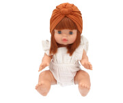 Mueca Gordis Capucine con Pelele Blanco y Turbante